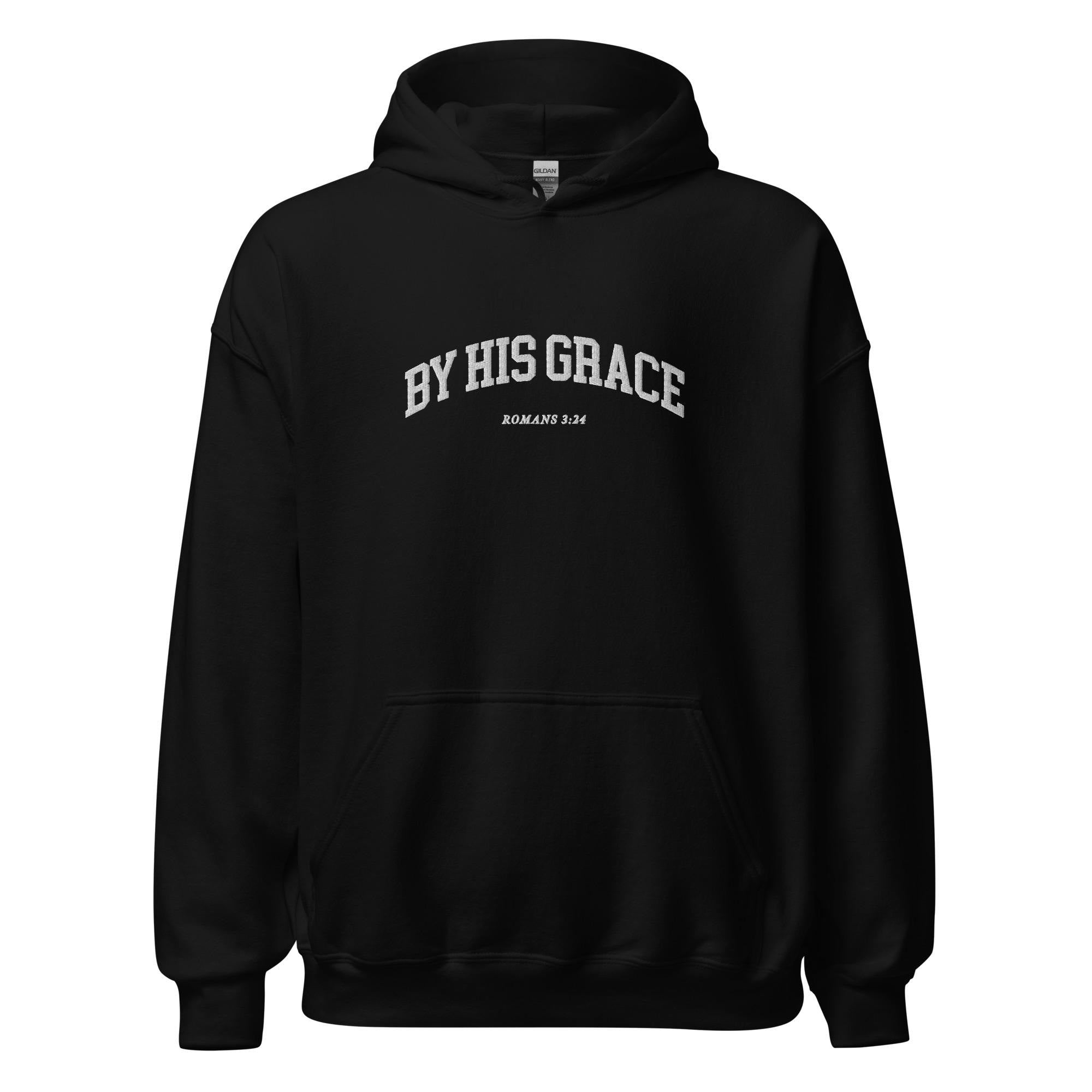 By His Grace | embroidered Christian hoodie vintage, Christian Men Gift, faith streetwear, aesthetic Christian gym apparel By His Grace | embroidered Christian hoodie vintage, Christian Men Gift, faith streetwear, aesthetic Christian gym apparel